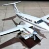 Model of Beechcraft Super King Air B200 with detailed craftsmanship.